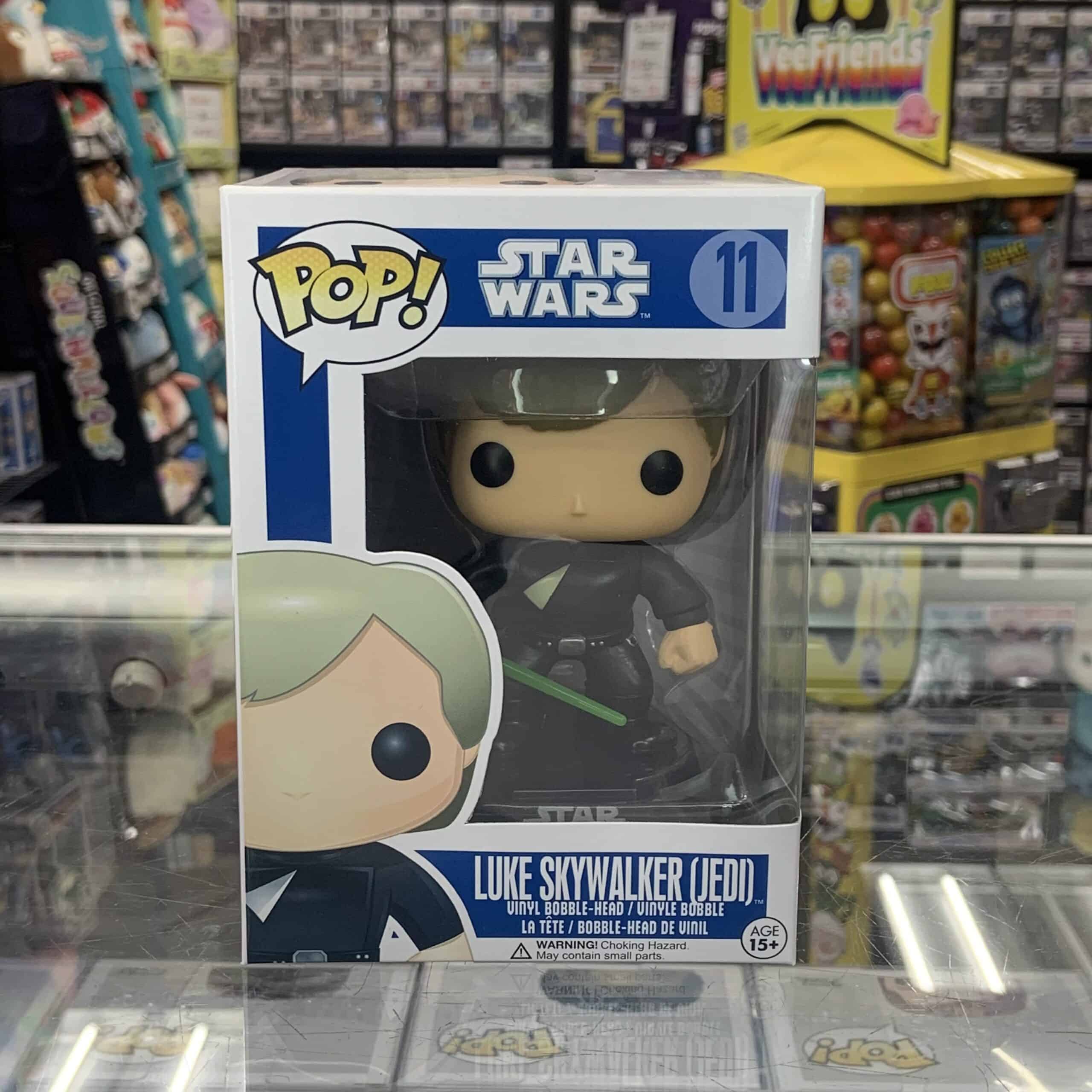Luke Skywalker #11 Blue Box Big Font Star Wars Funko Pop » Pudgy